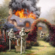 Illustration for article titled Thomas Kinkades cottage paintings upgraded with emStar Wars/em